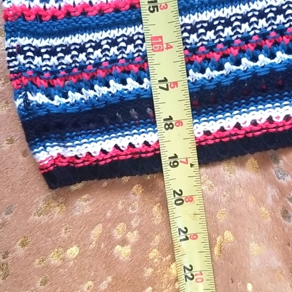 BB Dakota Striped Open Knit Crew Neck Sweater - Picture 5 of 10